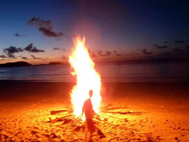 sm2 beach fire